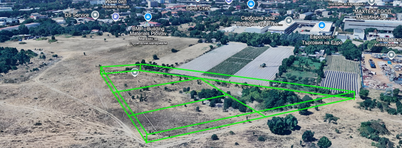 Продава  Парцел град Пловдив , Индустриална зона - Север , 12000 кв.м | 63837950 - изображение [4]
