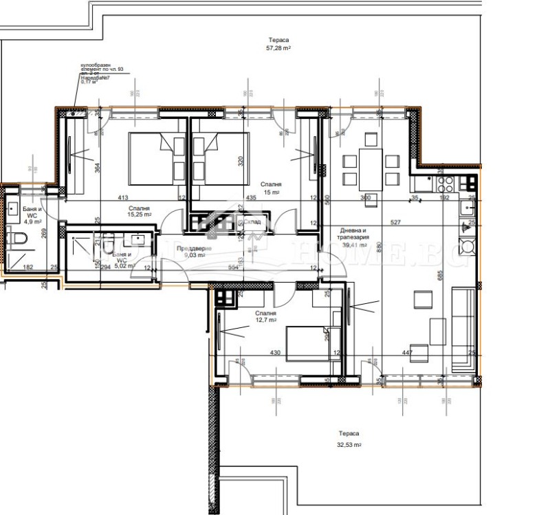 Na prodej  3 ložnice Plovdiv , Ostromila , 146 m2 | 14696634 - obraz [2]
