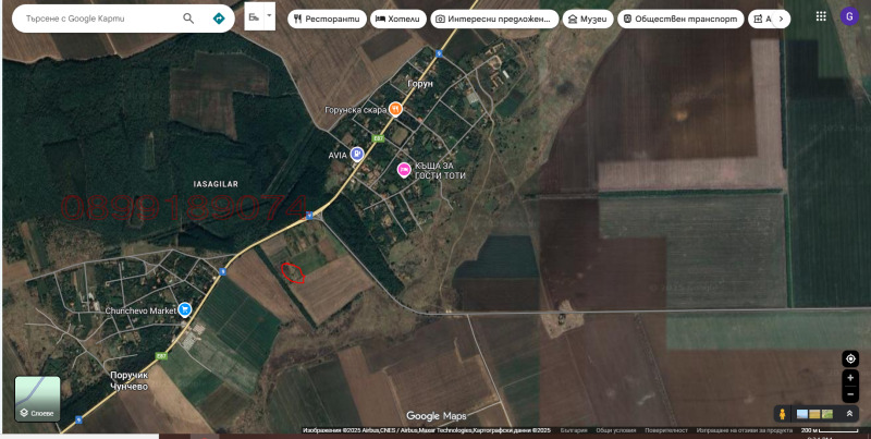 Продава ЗЕМЕДЕЛСКА ЗЕМЯ, с. Горун, област Добрич, снимка 4 - Земеделска земя - 52922039