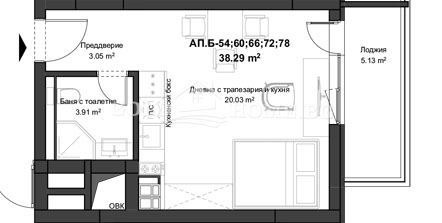 Продава  1-стаен град Пловдив , Кючук Париж , 44 кв.м | 87829281 - изображение [3]