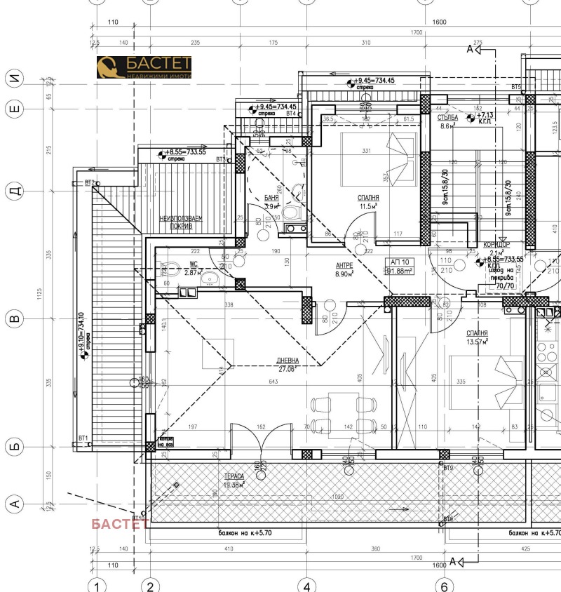 Продава 3-СТАЕН, гр. София, Горна баня, снимка 2 - Aпартаменти - 48529470