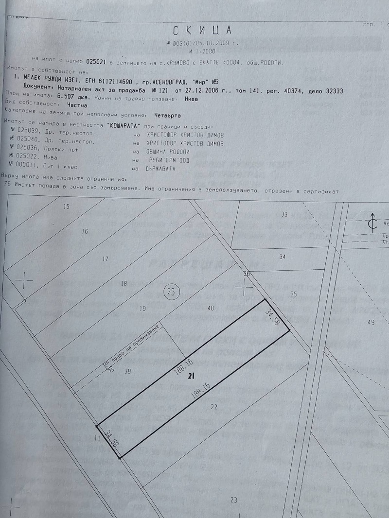 Продава ПАРЦЕЛ, гр. Пловдив, Асеновградско шосе, снимка 1 - Парцели - 48094898