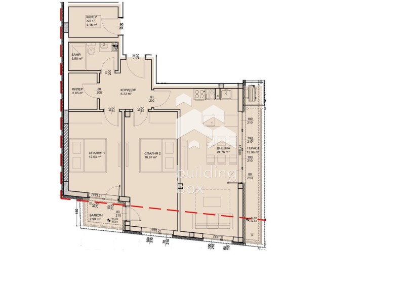 Продава 3-СТАЕН, гр. Варна, Изгрев, снимка 3 - Aпартаменти - 48417278