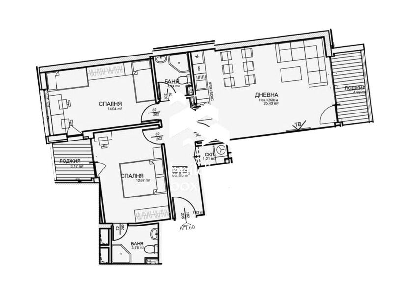 Продава  3-стаен град София , Център , 107 кв.м | 14817358 - изображение [5]