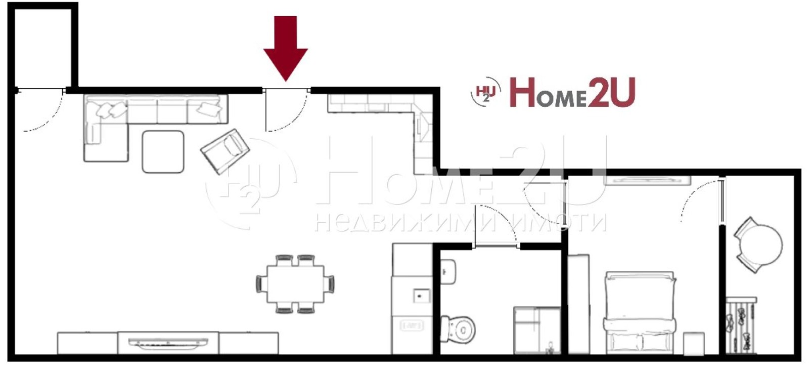 Продава 2-СТАЕН, гр. Пловдив, Остромила, снимка 12 - Апартаменти - 54413559