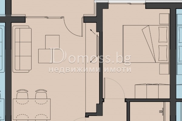 Продава 2-СТАЕН, гр. Благоевград, Освобождение, снимка 2 - Aпартаменти - 47359657