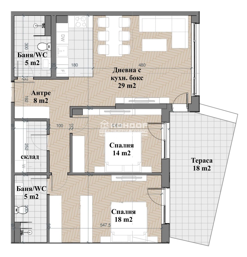 Продава 3-СТАЕН, гр. Пловдив, Център, снимка 5 - Aпартаменти - 39734911