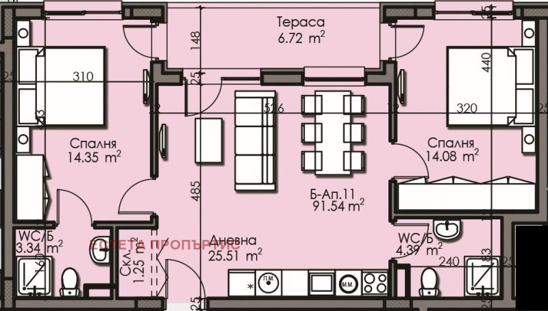 Zu verkaufen  2 Schlafzimmer Burgas , Izgrew , 92 qm | 87155953