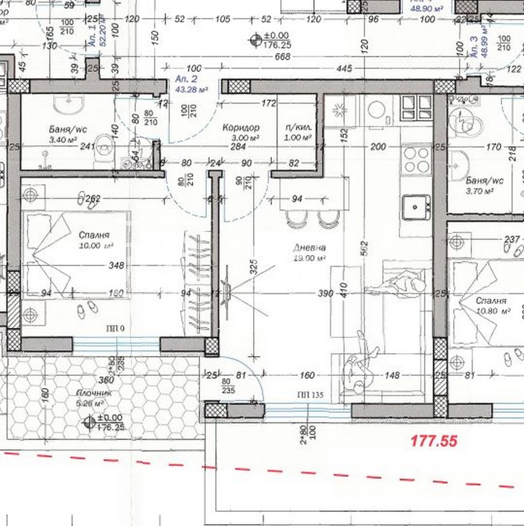 Продава 2-СТАЕН, гр. Варна, м-т Пчелина, снимка 5 - Апартаменти - 56214083
