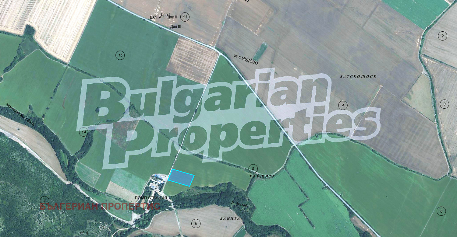 Продава ПАРЦЕЛ, с. Медово, област Бургас, снимка 2 - Парцели - 54701312