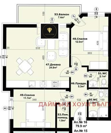 Na prodej  2 ložnice Plovdiv , Ostromila , 89 m2 | 91970619 - obraz [3]
