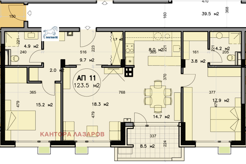 Продава 3-СТАЕН, гр. София, Горна баня, снимка 7 - Апартаменти - 52306122