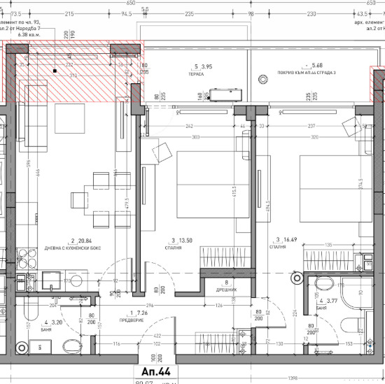 Продава 3-СТАЕН, гр. София, Малинова долина, снимка 2 - Апартаменти - 52420626