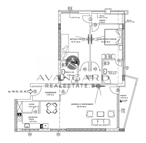 Продава 3-СТАЕН, гр. Пловдив, Център, снимка 12 - Апартаменти - 53009215
