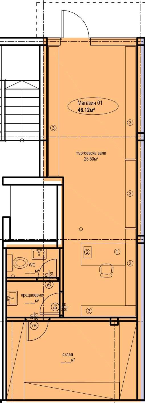 Продава  Магазин град Пловдив , Христо Смирненски , 37 кв.м | 68490974 - изображение [3]