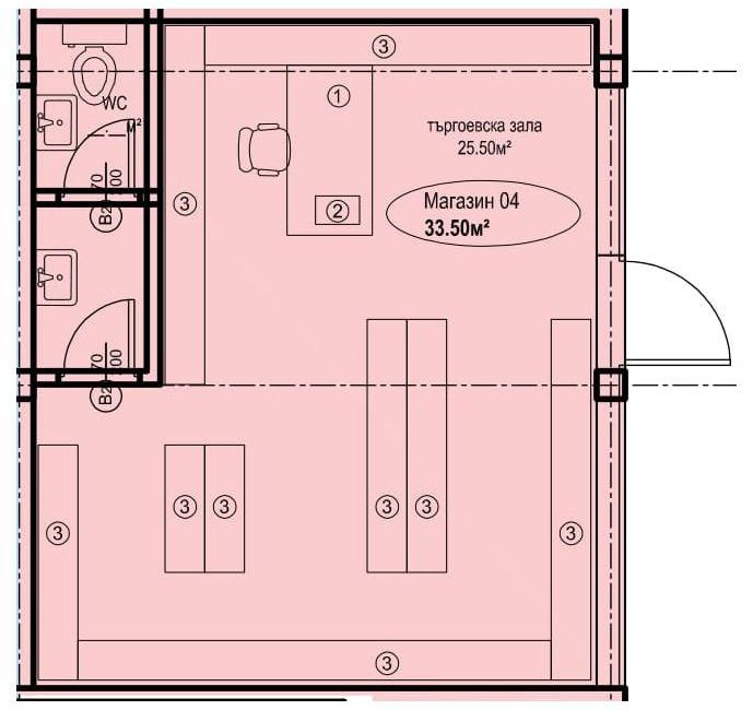 In vendita  Negozio Plovdiv , Hristo Smirnenski , 37 mq | 68490974 - Immagine [2]