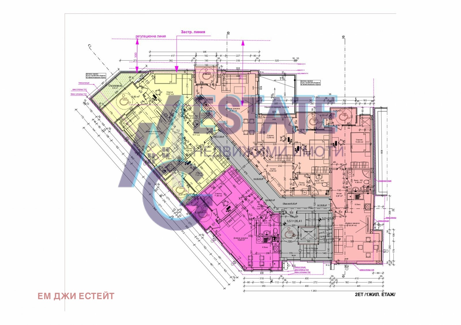 Продава 3-СТАЕН, гр. Бургас, Зорница, снимка 2 - Апартаменти - 53672251