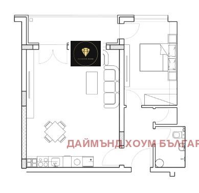 Продава 2-СТАЕН, гр. Пловдив, Младежки Хълм, снимка 2 - Aпартаменти - 48388888