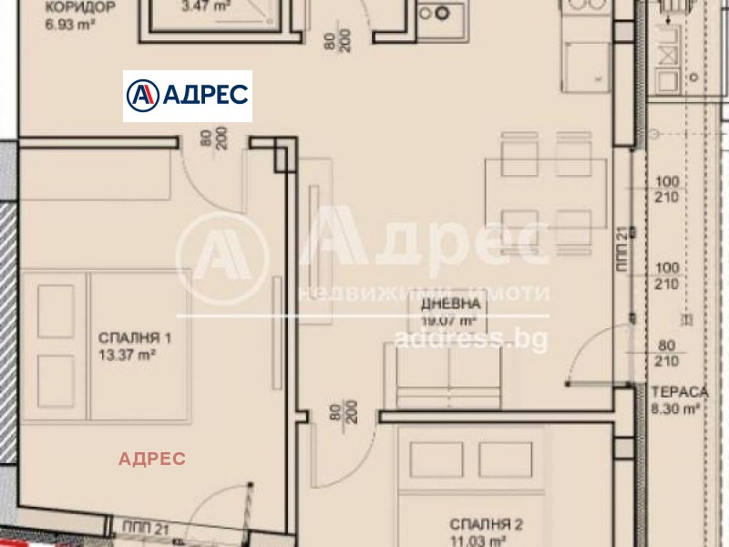 Продава 3-СТАЕН, гр. Варна, Левски 1, снимка 1 - Aпартаменти - 46239085