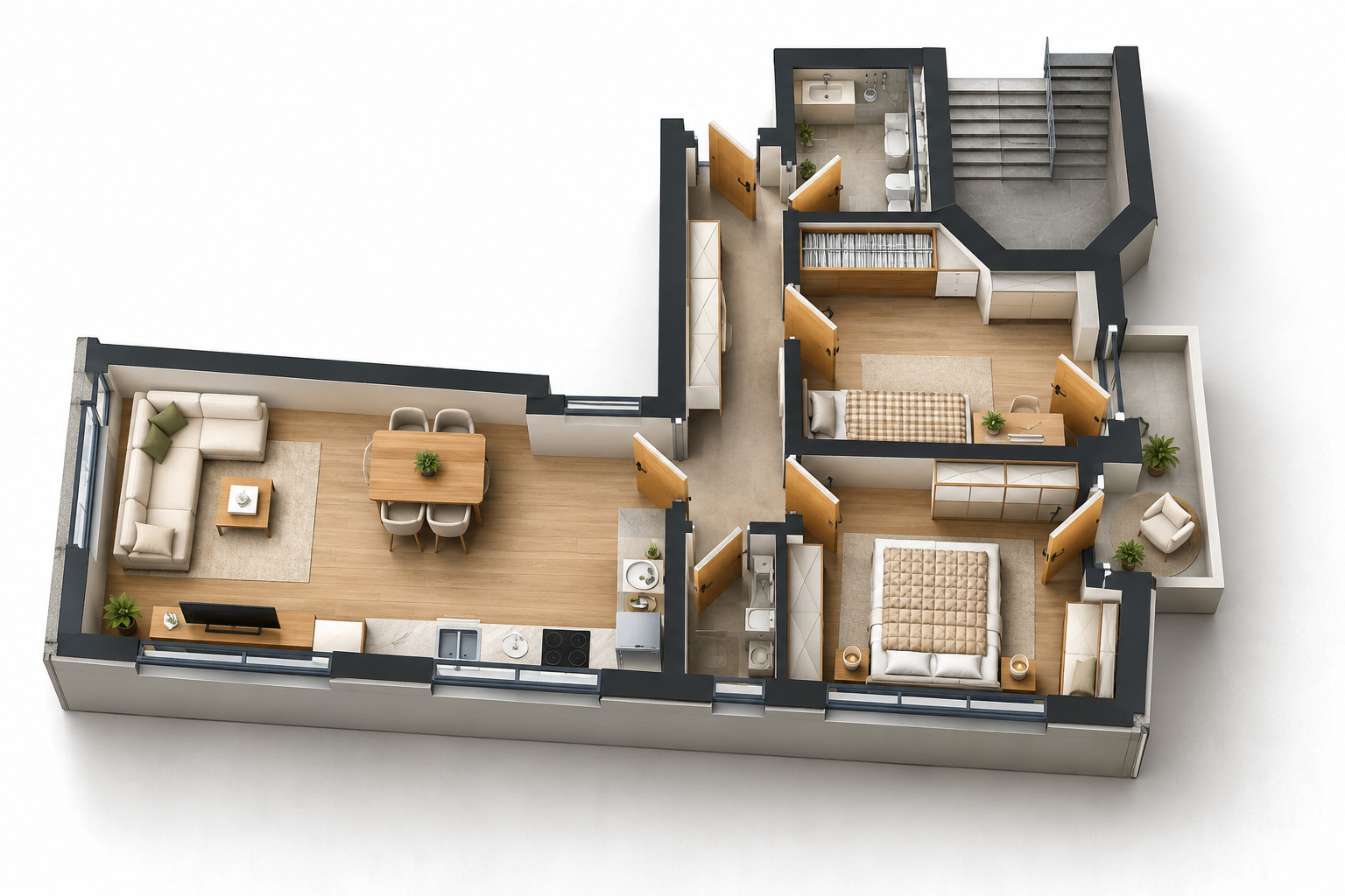 Продава 3-СТАЕН, гр. Варна, Център, снимка 4 - Апартаменти - 56412188