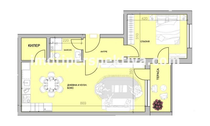 Продава  2-стаен град Пловдив , Христо Смирненски , 82 кв.м | 68493743 - изображение [10]