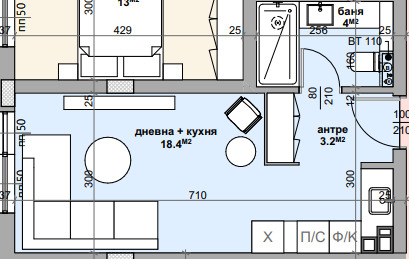 Продава  1-стаен град Стара Загора , Железник - център , 35 кв.м | 45151141 - изображение [2]