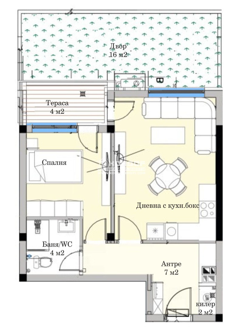 Til salg  1 soveværelse Plovdiv , Karshiyaka , 75 kvm | 51381009 - billede [4]