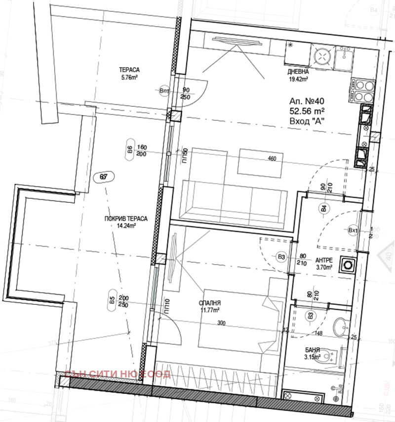 Til salg  1 soveværelse Sofia , Manastirski livadi , 62 kvm | 79113938 - billede [3]