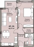 Продава  2-стаен град София , Надежда 2 , 72 кв.м | 30232298 - изображение [3]
