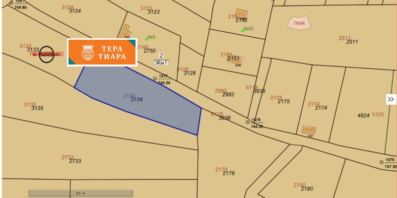 Продава ПАРЦЕЛ в град София, с. Лозен - 1147 кв.м / 259 000 € » 506 559.97 лв., ТЕРА ТИАРА
