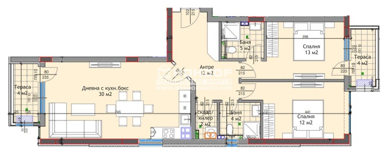Продава  3-стаен град Пловдив , Тракия , 123 кв.м | 21482156 - изображение [3]