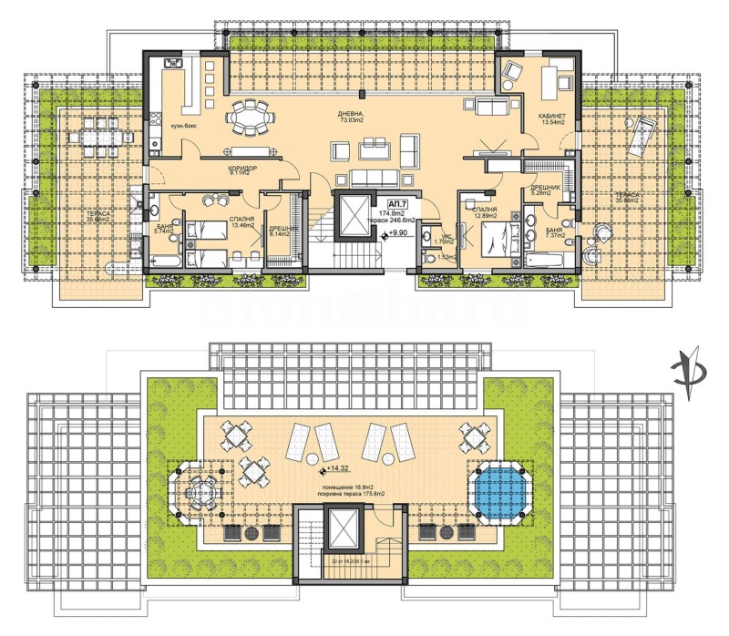 Продава МЕЗОНЕТ, гр. София, Витоша, снимка 3 - Апартаменти - 52233619