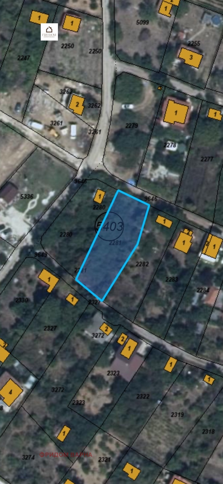 In vendita  Complotto Varna , m-t Borovets - iug , 599 mq | 65259635