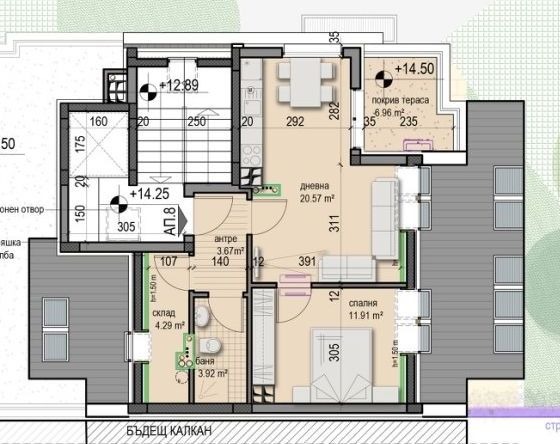 Продава  2-стаен град София , Надежда 3 , 81 кв.м | 64583626 - изображение [2]