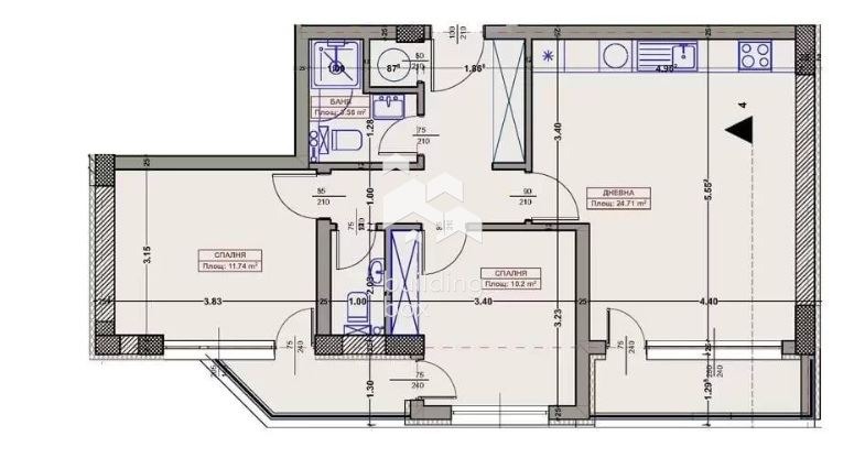 Продава 3-СТАЕН, гр. Варна, Възраждане 1, снимка 4 - Апартаменти - 53601677