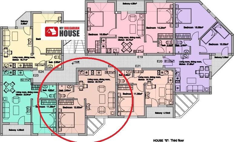 For Sale  1 bedroom region Sofia , Novi han , 57 sq.m | 56217770 - image [15]