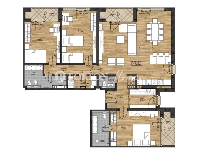 Eladó  3 hálószobás Sofia , Bojana , 212 négyzetméter | 74479694 - kép [4]