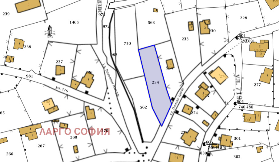 Продава ПАРЦЕЛ, гр. София, Княжево, снимка 5 - Парцели - 54275575