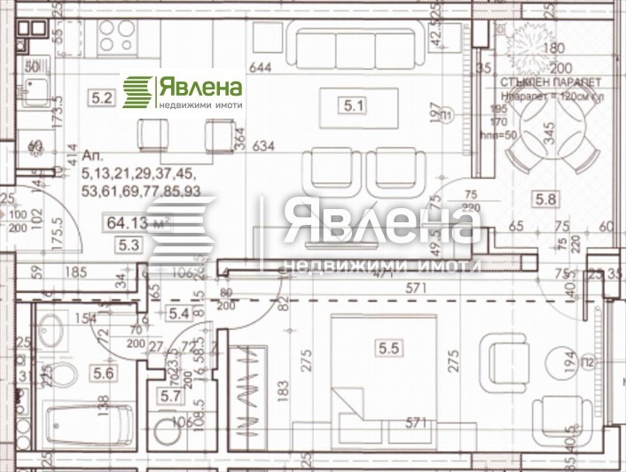 Myytävänä  1 makuuhuone Sofia , Zona B-18 , 83 neliömetriä | 94724759 - kuva [17]