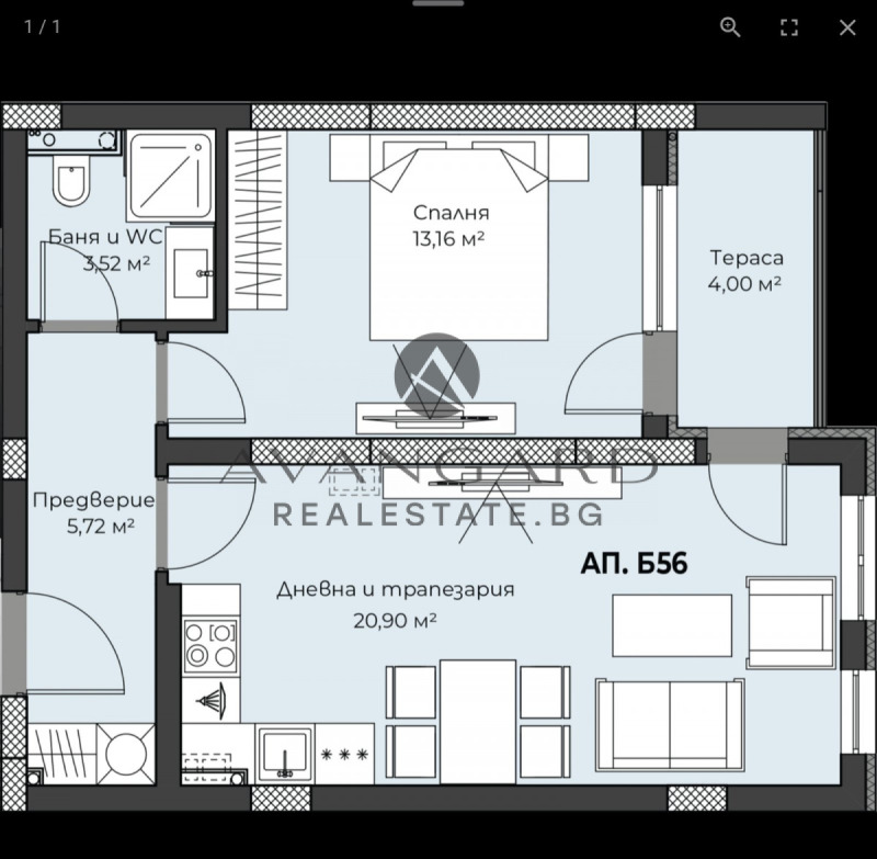 Продава 2-СТАЕН, гр. Пловдив, Христо Смирненски, снимка 3 - Апартаменти - 39339429
