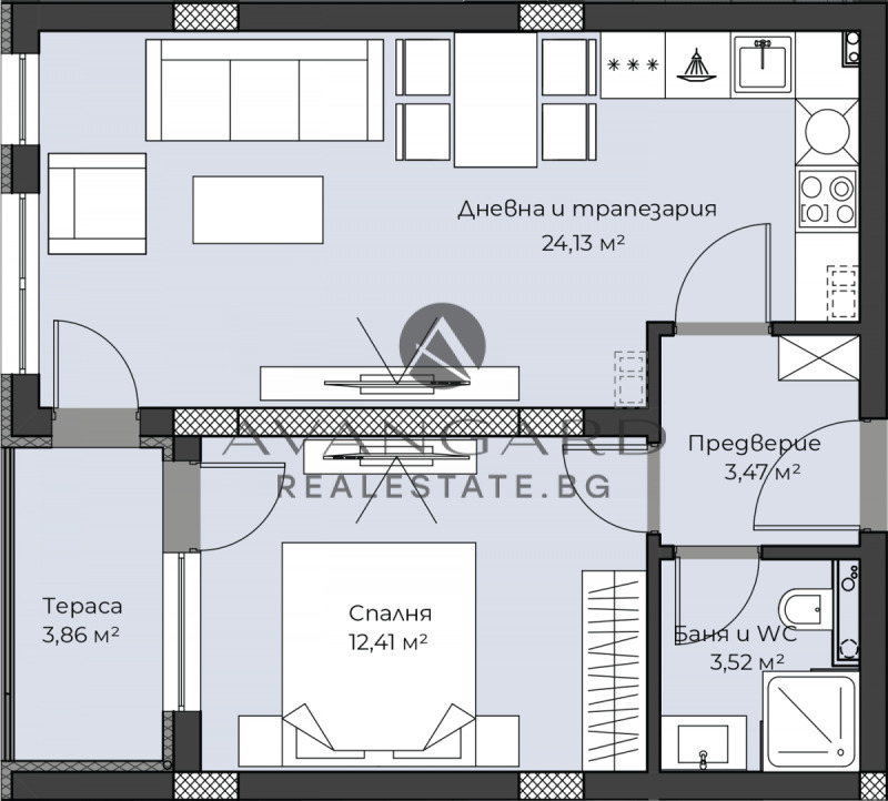 Продава  2-стаен град Пловдив , Христо Смирненски , 67 кв.м | 58367628 - изображение [4]