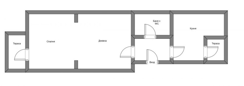 Продаја  1 спаваћа соба Софија , Центар , 55 м2 | 68691784 - слика [4]