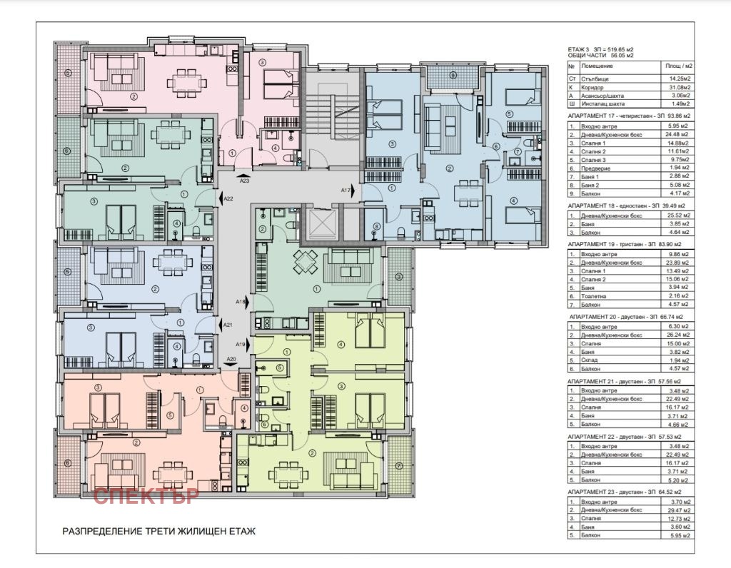 Продава 3-СТАЕН, гр. Перник, Изток, снимка 6 - Апартаменти - 56007354