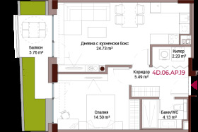 1 bedroom Lozenets, Sofia 2