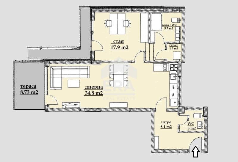 Продава 2-СТАЕН, гр. София, Надежда 1, снимка 17 - Апартаменти - 54422657