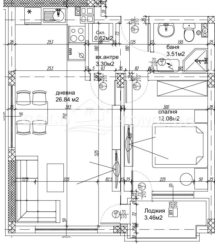 Продава 2-СТАЕН, гр. Пловдив, Остромила, снимка 2 - Апартаменти - 54266494