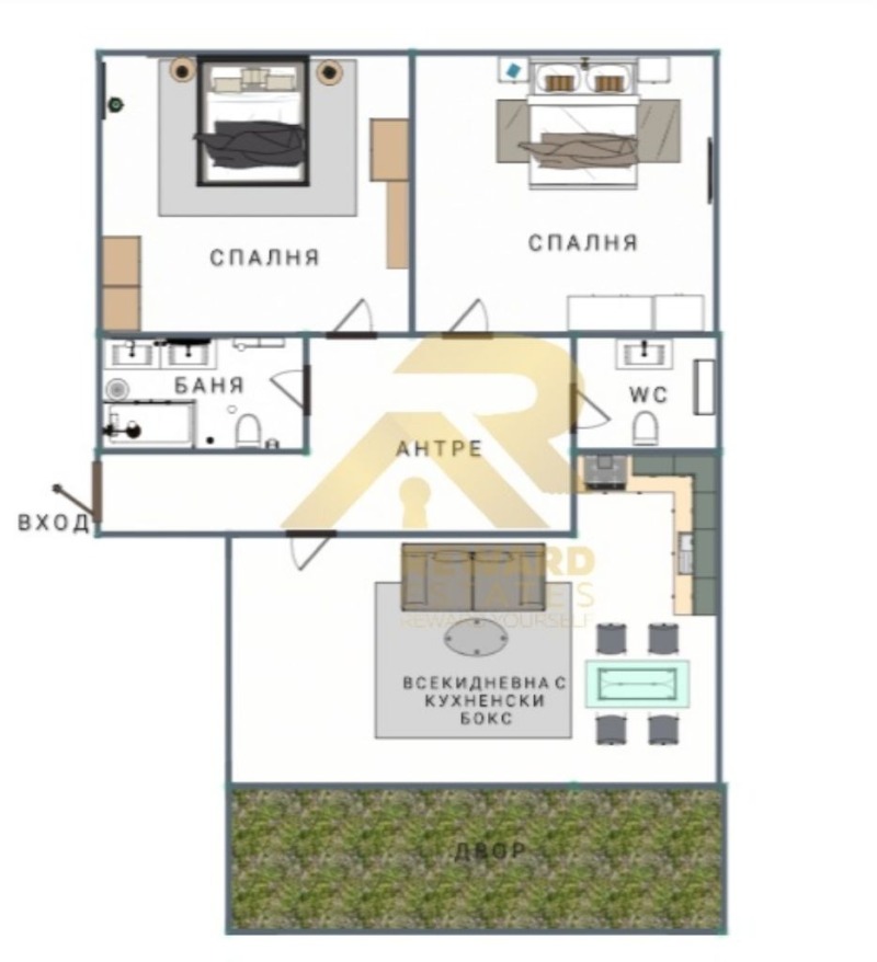 For Sale  2 bedroom Pernik , Iztok , 81 sq.m | 58699649 - image [17]