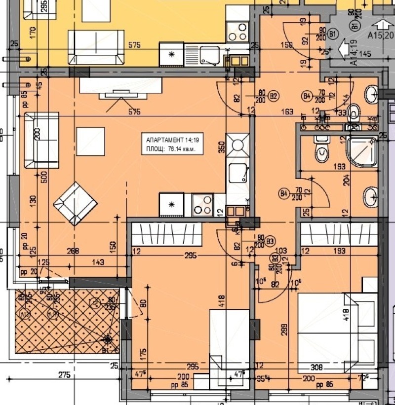 Myytävänä  2 makuuhuonetta Sofia , Manastirski livadi , 92 neliömetriä | 75175889 - kuva [3]