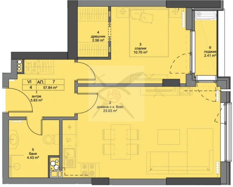 En venta  1 dormitorio Sofia , Krastova vada , 72 metros cuadrados | 90947555