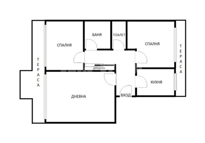Продава 3-СТАЕН, гр. Варна, Чайка, снимка 3 - Апартаменти - 53450672